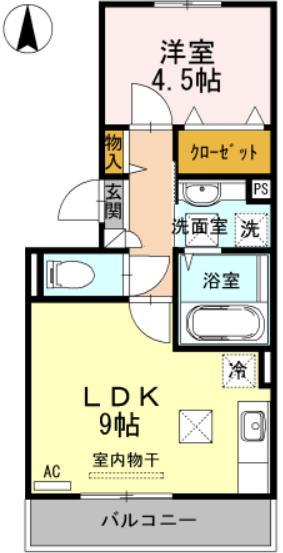 アイスバーグ大橋　２番館の間取り