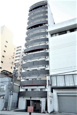 【ラシュレエグゼ夕陽丘の建物外観】