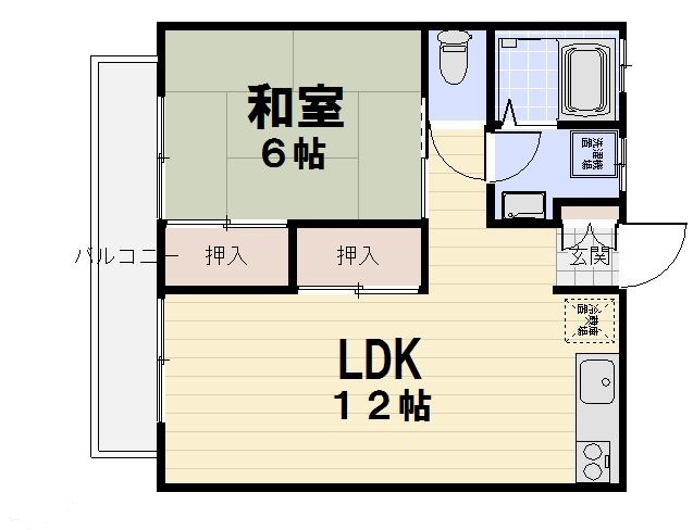 柿沼シティハイツA棟の間取り