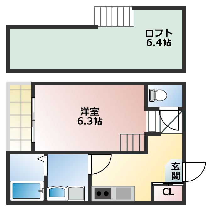ボヌール桜本町の間取り