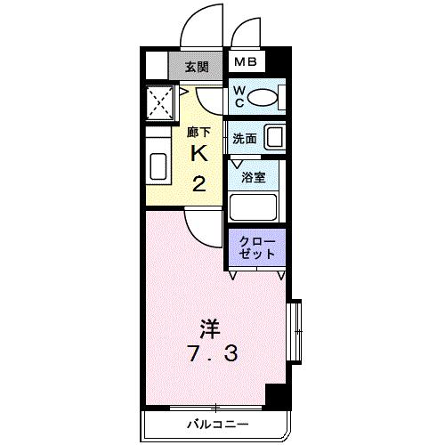 【ファイン　ヒローズの間取り】