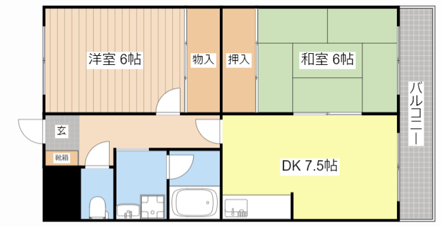 ハイツエクセルIII番館の間取り