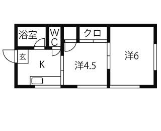 ユナイトステージ大岡壱番館の間取り