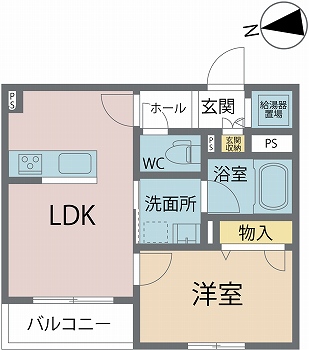 メゾン　ド　カナワの間取り