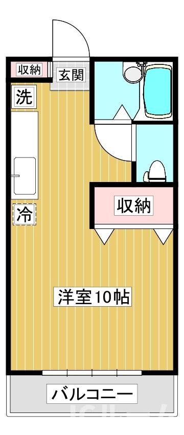 メゾン若草の間取り