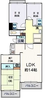 クリオ鎌倉笛田の間取り