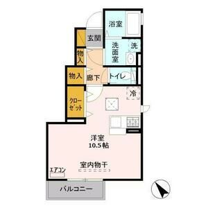 千葉県袖ヶ浦市福王台４（アパート）の賃貸物件の間取り