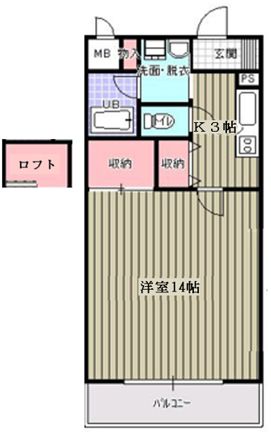 ロイヤルステージ多賀城五番館の間取り