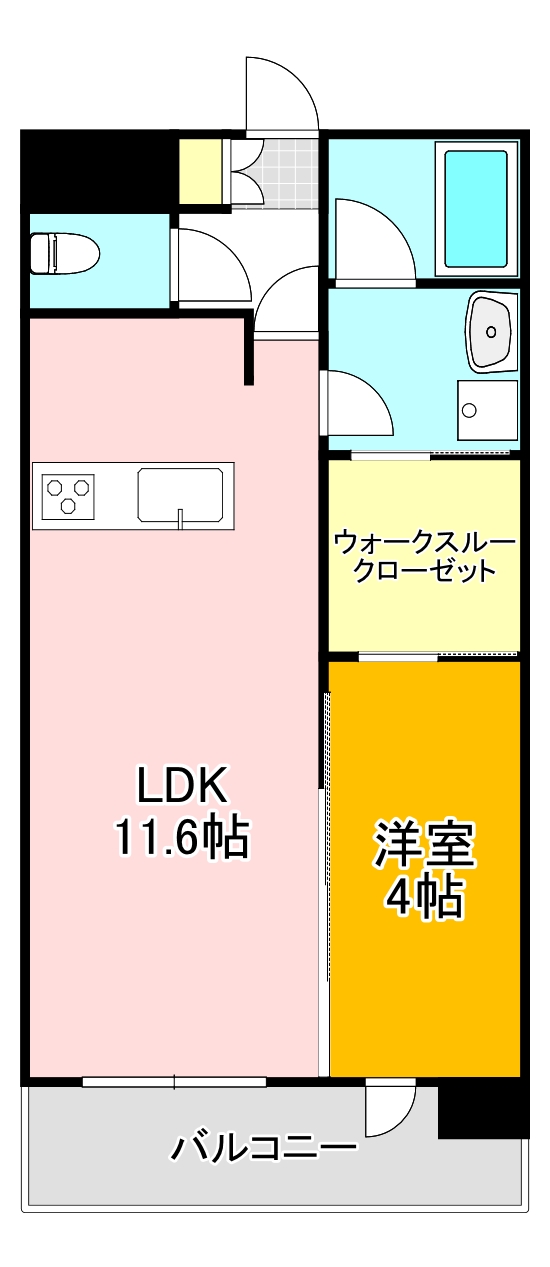 プログレス赤間駅前の間取り