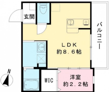 リアフラッツ香里園NORTHの間取り