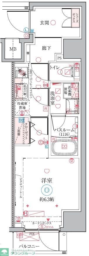 クレヴィスタ三ノ輪の間取り