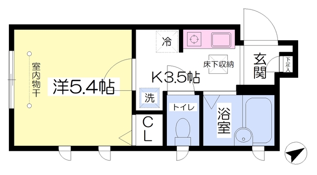 アヴェニールの間取り