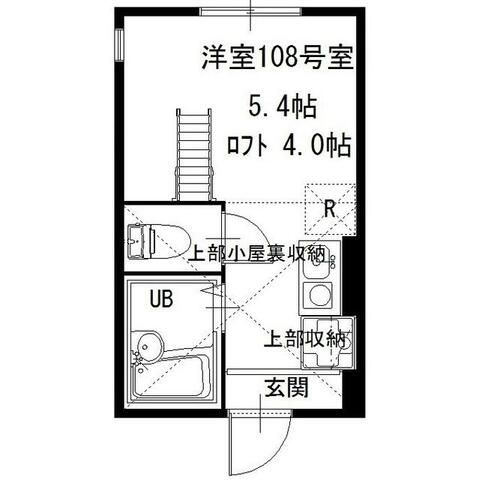 秦野市鶴巻南のアパートの間取り