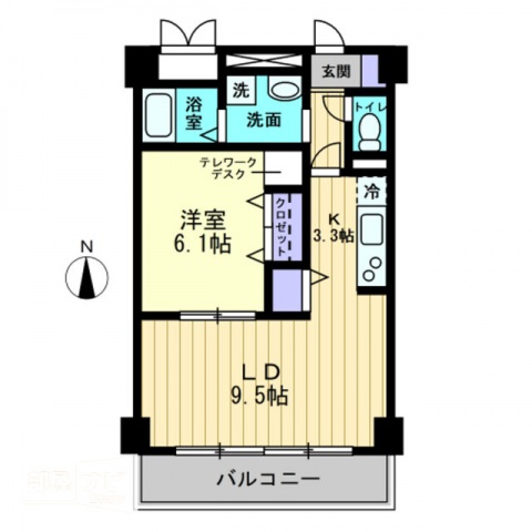 フィール上之町の間取り