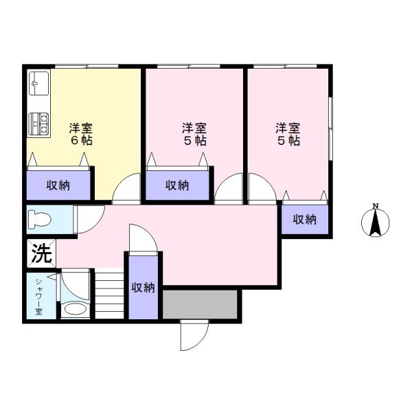 八王子市小門町のマンションの間取り