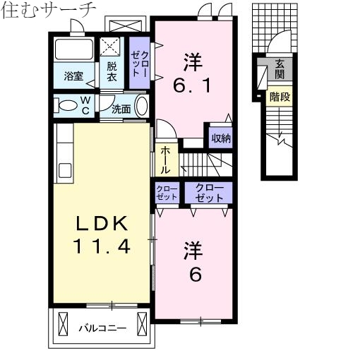 Ｓｕｎｆｌｏｗｅｒ　IIの間取り