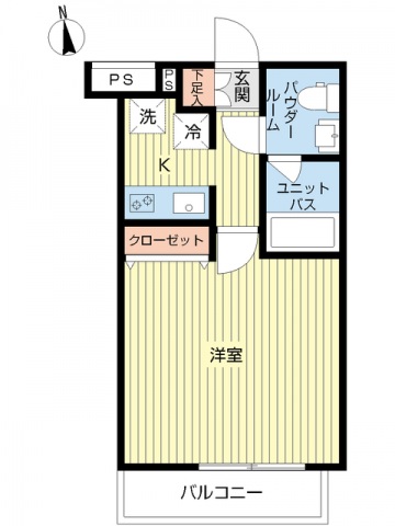 スカイコート下北沢壱番館の間取り