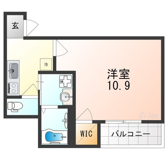 【泉大津市田中町のアパートの間取り】