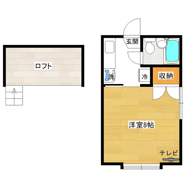 シティコーポ湊高台の間取り