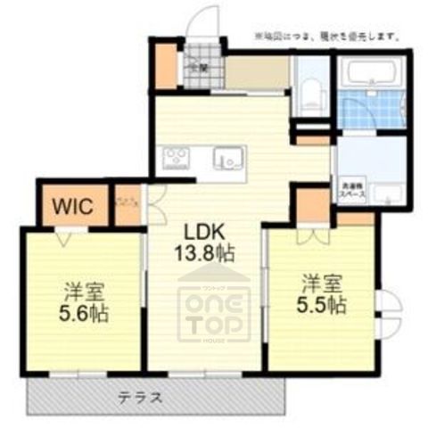 豊中市千里園のマンションの間取り