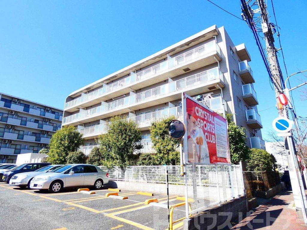 松戸市常盤平陣屋前のマンションの建物外観