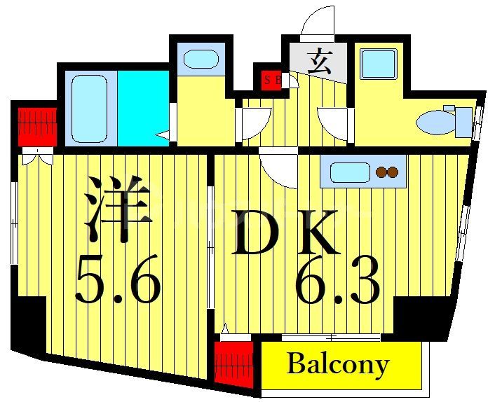 レアシス西日暮里の間取り