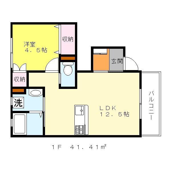 高石市加茂のアパートの間取り