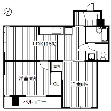 グランドハイツ氷川台の間取り