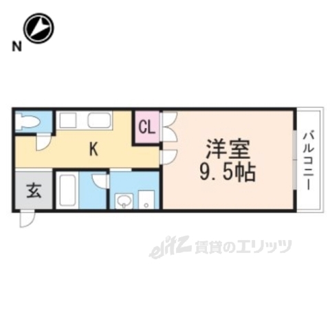 【湖南市石部中央のマンションの間取り】