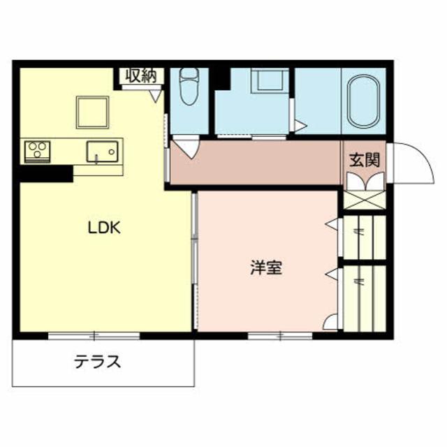 シャーメゾンＭＩＳＡの間取り