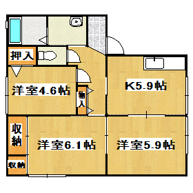 グレース一色の間取り