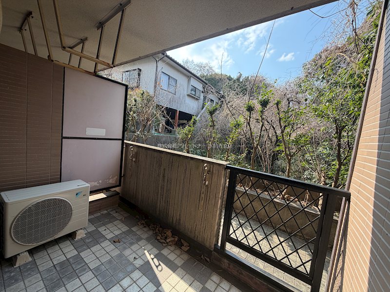 眺望　広々としたベランダとなっております