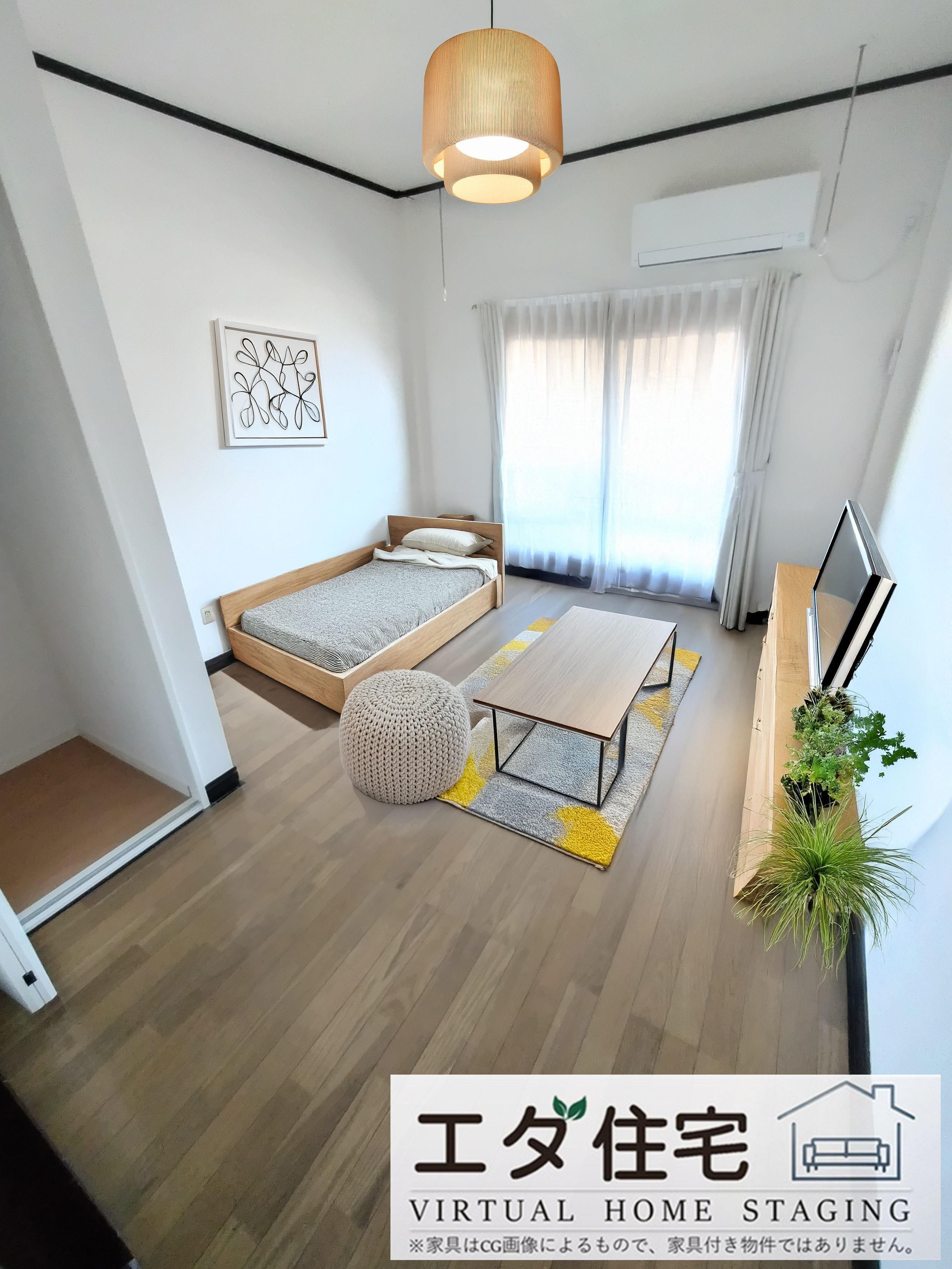 居室・リビング　家具配置イメージです　エアコン(2024年入れ替え）