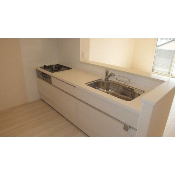 キッチン　3口ガスコンロ　モデル参考写真