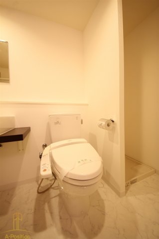 トイレ　南堀江アパートメント　シエロ