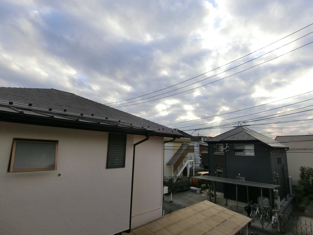 眺望　開放感のある２階からの眺望。