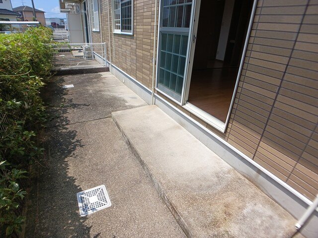 庭　お庭の付いた物件です