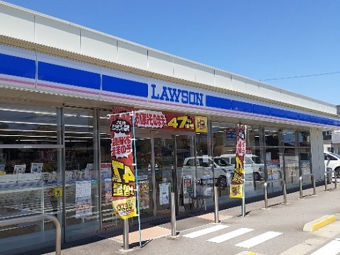 コンビニ　ローソン　富山中川原店（コンビニ）まで350m