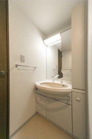 洗面設備　うれしい独立洗面台・脱衣所。