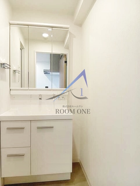 洗面設備　洗面台です。