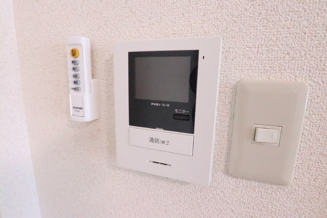 セキュリティ　来訪者の顔がわかるので安心ですね