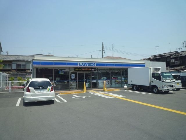 コンビニ　ローソン 東住吉照ケ丘店（コンビニ）まで385m