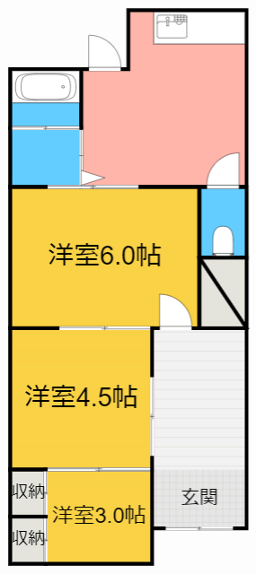愛西戸建の間取り写真