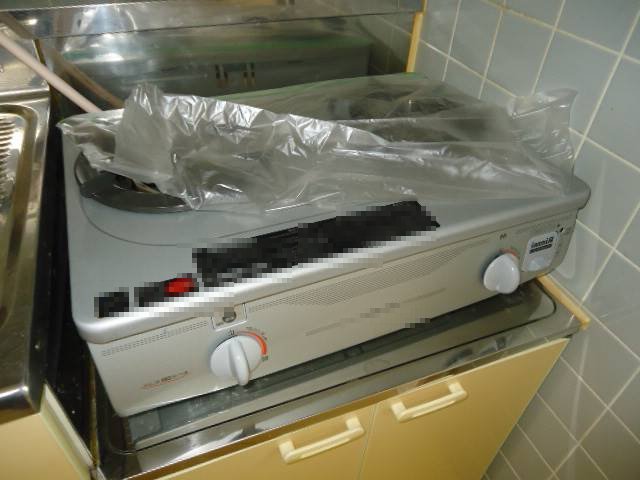 バルコニー　２口ガスキッチン