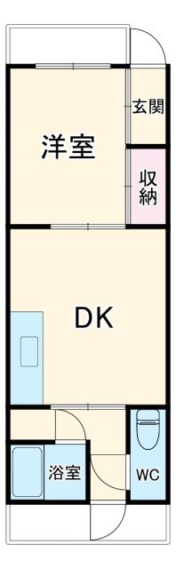 鳥本様貸家の間取り写真