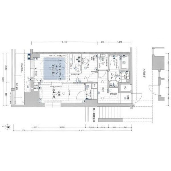 プレサンス ロジェ 丸の内 PRIME CASAの間取り写真