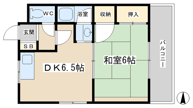オリエント西山科の間取り写真