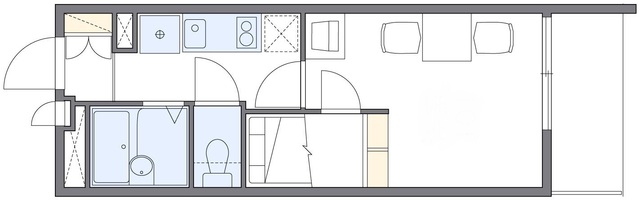 レオパレス王子の間取り写真