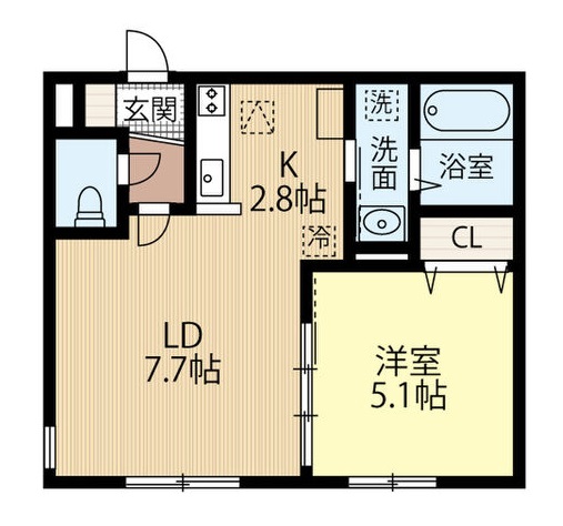 LA Conforto野幌の間取り写真