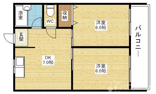 シャローム加島の間取り写真